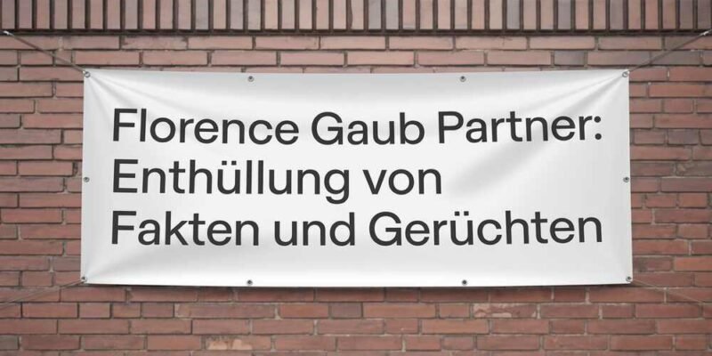 Florence Gaub Partner Enthüllung von Fakten und Gerüchten