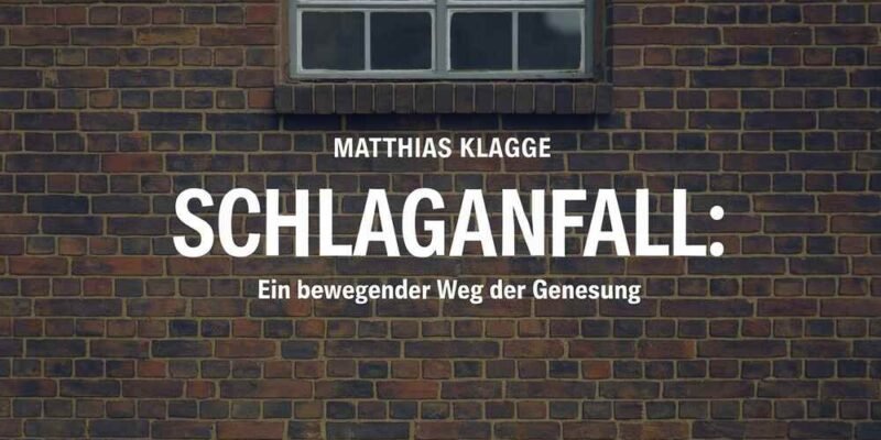 Matthias Klagge Schlaganfall Ein bewegender Weg der Genesung